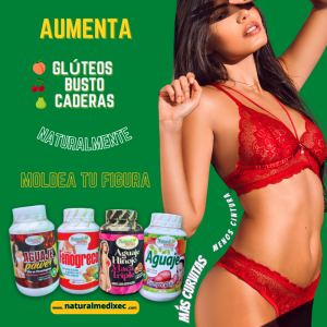 💥KIT MOLDEADOR DE FIGURA💥👉 4 Productos 💥Aguaje Bella +Fenogreco